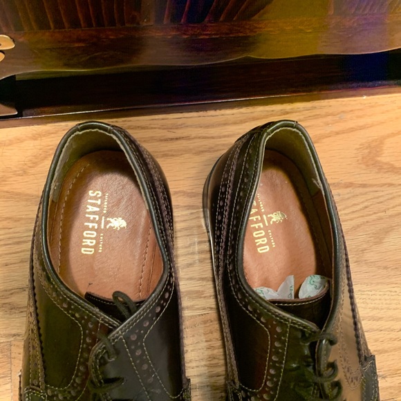 2 for 20 COPY - Stafford Excellent Condition Brown Oxfords - Picture 4 of 4